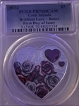 2024 $5 Brilliant Love – Roses  First Day of Issue PR70DCAM