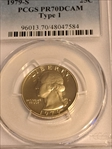 1979-S 25C Type 1 PR70DCAM