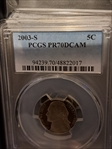 2003-S 5C PR70DCAM