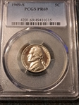 1969-S 5C PR69