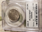2002-P 25C Indiana MS67