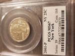 2001-P 25C New York MS67