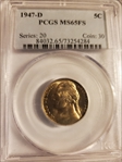 1947-D 5C MS65FS