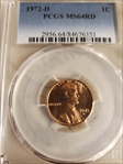 1972-D 1C MS64RD