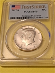2017-S 50C Enhanced Unc Set First Strike SP70