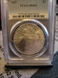 1887 $1 MS63