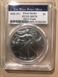 2020-(W) $1 Silver Eagle Struck at West Point First Strike MS70