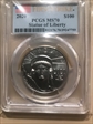 2020 $100 Statue of Liberty First Strike MS70