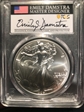 2021 $1 Silver Eagle - Type 2 First Strike Emily S. Damstra MS70