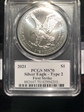 2021 $1 Silver Eagle - Type 2 First Strike Emily S. Damstra MS70