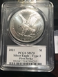 2021 $1 Silver Eagle - Type 2 First Strike Emily S. Damstra MS70