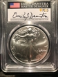 2021 $1 Silver Eagle - Type 2 First Strike Emily S. Damstra MS70