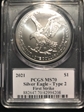 2021 $1 Silver Eagle - Type 2 First Strike Emily S. Damstra MS70