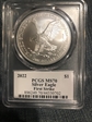 2022 $1 Silver Eagle First Strike Emily S. Damstra MS70