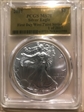 2017 $1 Silver Eagle First Day West Point Strike 1 of 2017 MS70