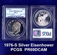 1976-S $1 Silver PR69DCAM