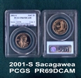 2001-S SAC$1 PR69DCAM