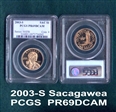 2003-S SAC$1 PR69DCAM