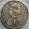1820 50C Sq. 2, Lg Date, No Knob VF25