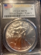 2021 $1 Silver Eagle - Type 1 First Strike MS70