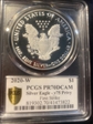 2020-W  $1 Silver Eagle - v75 Privy First Strike PR70DCAM