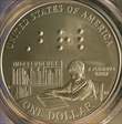 2009-P $1 Louis Braille MS70