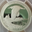 2018-S 25C Block Island NP-Silver Limited Edition Proof Set - First Day of Issue PR70DCAM