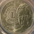 2017-P $1 Lions Club International MS70