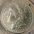 2021-CC Privy $1 Morgan Dollar 100th Anniversary First Strike MS70