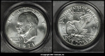 1971-S $1 Silver MS67