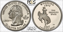 2007-S 25C Wyoming PR70DCAM