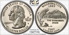 2007-S 25C Washington PR70DCAM
