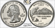 2007-S 25C Washington Silver PR70DCAM