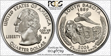 2006-S 25C South Dakota PR70DCAM