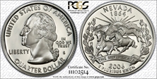 2006-S 25C Nevada Silver PR70DCAM