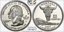 2007-S 25C Montana Silver PR70DCAM