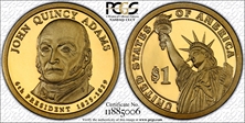 2008-S $1 John Quincy Adams PR70DCAM