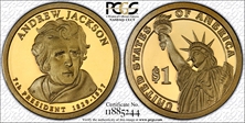 2008-S $1 Andrew Jackson PR70DCAM