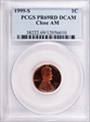 1999-S 1C Close AM FS-901 PR69DCAM