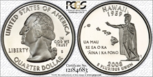 2008-S 25C Hawaii Silver PR70DCAM