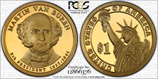 2008-S $1 Martin Van Buren PR70DCAM