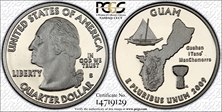 2009-S 25C Guam Silver PR70DCAM
