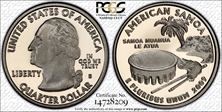 2009-S 25C American Samoa PR70DCAM