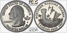 2009-S 25C Northern Mariana Islands Silver PR70DCAM