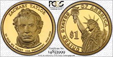 2009-S $1 Zachary Taylor PR70DCAM