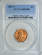 1952-S 1C MS67RD