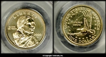 2000-D SAC$1 Millennium Set MS68