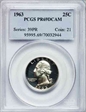 1963 25C PR69DCAM