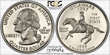 1999-S 25C Delaware PR70DCAM