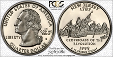 1999-S 25C New Jersey PR70DCAM